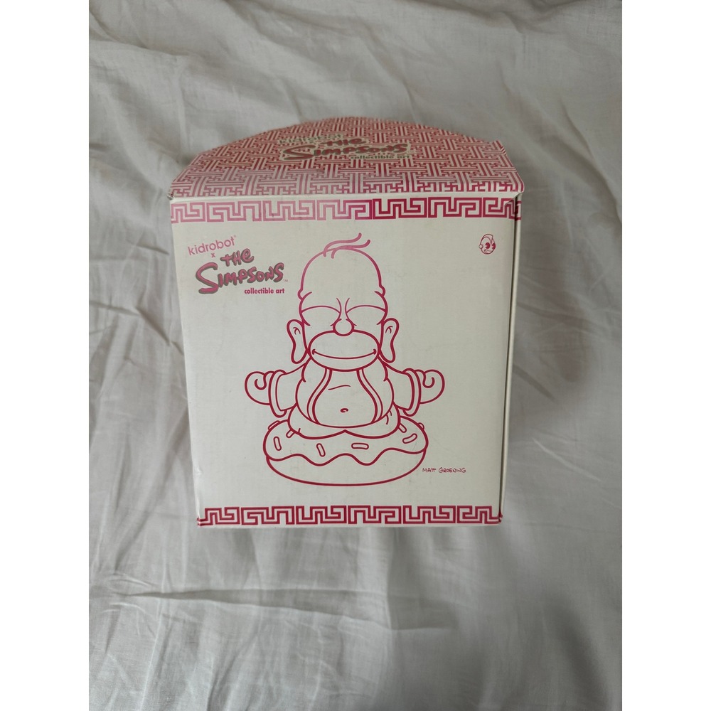 Kidrobot x The Simpsons Buddha Homer 7" Vinyl Figure Donut 2012 Matt Groening